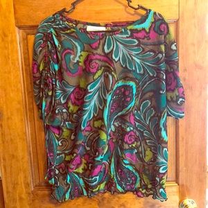 See-through pattern top